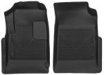 Husky Liners X-act Contour Series | Front Floor Liners - Black | 53121 | Fits 2015-2022 Chevrolet Colorado/GMC Canyon Crew/Extended Cab 2 Pcs