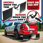 ROCK TAMERS RT022 MUD Flap, Chrome