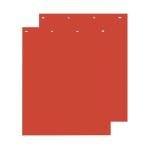 Buyers Products, 2 Pack, Super Durable Red Polymer Mudflaps 24x30 Inch, RC30PPR