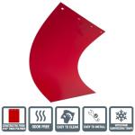 Buyers Products, 2 Pack, Super Durable Red Polymer Mudflaps 24x30 Inch, RC30PPR