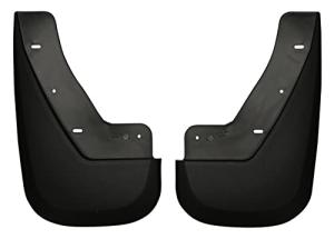 Husky Liners - Rear Mud Guards | 2007 - 2014 Cadillac Escalade/Chevrolet Tahoe/GMC Yukon Denali w/o Dual Exhaust, Rear Set - Black, 2 Pc. | 57781