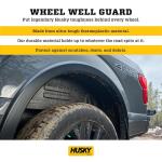 Husky Liners Wheel Well Guards | Rear Wheel Well Guards - Black | 79001 | Fits 2007-2013 Chevrolet Silverado/GMC Sierra 1500 2 Pcs