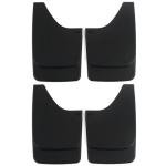 Red Hound Auto Premium Heavy Duty Molded Universal Mud Flaps Guards Splash Front and Rear Set 4pc
