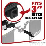 Rock Tamers 3" Adjustable Hitch Mounted Mud Flaps