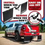 Rock Tamers 3" Adjustable Hitch Mounted Mud Flaps