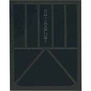 Buyers Solid Rubber Semi-Truck Mud Flaps - Pair, 24in.W x 30in.H, Black, Model Number B30SPP