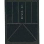 Buyers Solid Rubber Semi-Truck Mud Flaps - Pair, 24in.W x 30in.H, Black, Model Number B30SPP