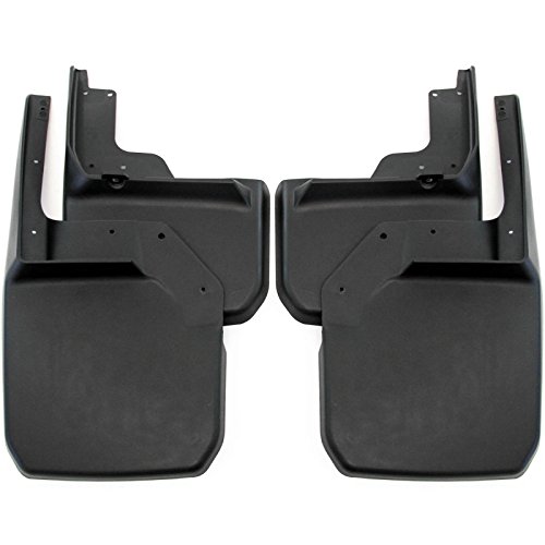 Red Hound Auto Premium Heavy Duty Molded 2007-2018 Compatible with Jeep Wrangler JK JKU Mud Flaps Guards Splash Flares Front Rear 4pc Set
