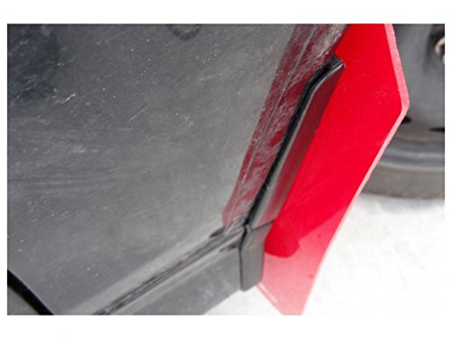 Rally Armor MF29-UR-BLK/BL Black, Blue Mud Flap with Logo (13+ Ford Fiesta ST), 1 Pack