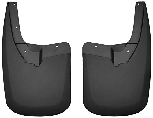Husky Liners - Rear Mud Guards | 2009 - 2023 Dodge Ram 1500 Classic, 2010 - 2018 Dodge Ram 2500/3500, w/out OEM Fender Flares, Rear Set - Black, 2 Pc. | 57151