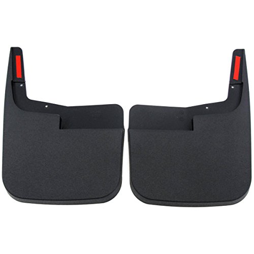 Red Hound Auto 2015-2020 Compatible with Ford F-150 Mud Flaps Guards Splash Front Molded 2pc Pair (Without Fender Flares)