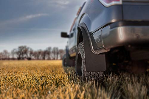 Husky Liners Universal Mud Flaps | Long John Flare Flaps 12" Wide - 36" Length - Black | 17048