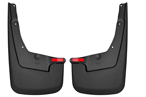 Husky Liners - Front Mud Guards | 2019 - 2023 Dodge Ram 1500 w/Out OEM Fender Flares - Black, 2 Pc. | 58141