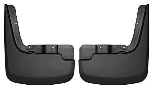 Husky Liners - Front Mud Guards | 2019 - 2023 Chevrolet Silverado 1500 (Excludes ZR2, LT Trail Boss, Custom Trail Boss), Front Set - Black, 2 Pc | 58261