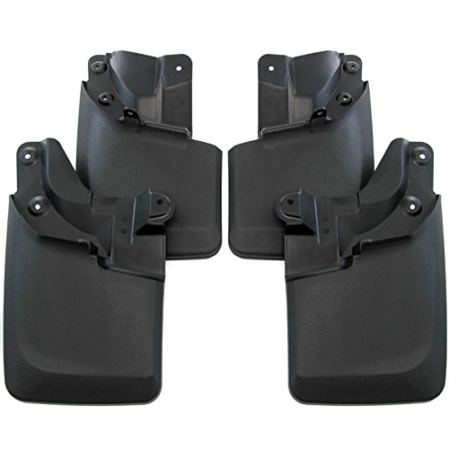 Red Hound Auto Premium Heavy Duty Molded 2016-2023 Compatible with Toyota Tacoma Mud Flaps Guards Front & Rear 4pc Set (with OEM Fender Flares Only)