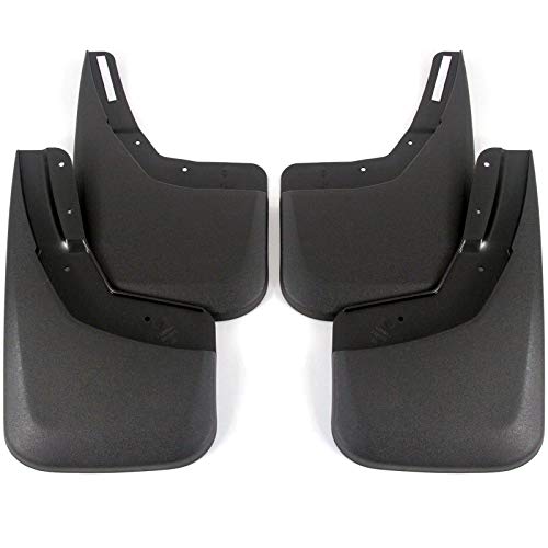 Red Hound Auto Premium Heavy Duty Molded Compatible with Chevrolet Silverado 1500 (2014-2018 & 2019 1500LD), 2500 3500 (2015-2018) Splash Mud Flaps Guards Front & Rear 4 Piece Set