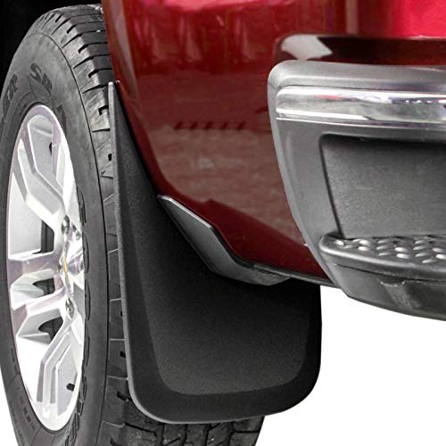 Red Hound Auto Premium Heavy Duty Molded Compatible with Chevrolet Silverado 1500 (2014-2018 & 2019 1500LD), 2500 3500 (2015-2018) Splash Mud Flaps Guards Front & Rear 4 Piece Set