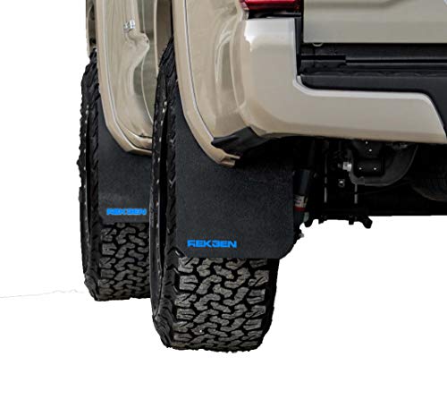 REK GEN Mud Flaps Compatible w/Toyota Tacoma Gen3 (2016+) (Stock, Light Blue)