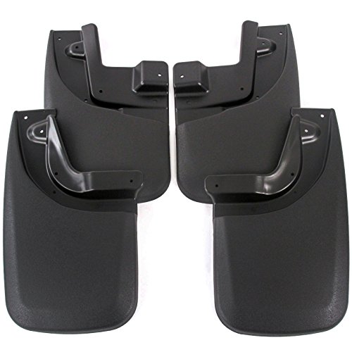 Red Hound Auto Premium Heavy Duty Molded 2005-2015 Compatible with Toyota Tacoma Mud Flaps Guards Splash Front & Rear 4pc Set (with OEM Fender Flares)
