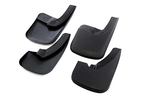 Red Hound Auto Premium Mud Flaps Splash Guards Compatible with Dodge Ram (1500 2009-2018, 1500 Classic 2019, 2500 3500 2010-2018) Molded Front & Rear 4 Piece Set (for Trucks with OEM Fender Flares)