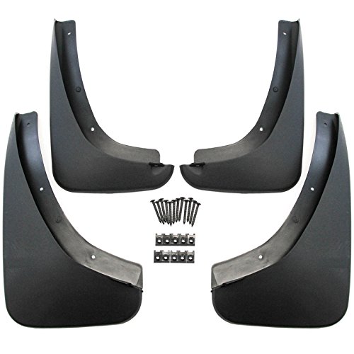 Red Hound Auto Premium Heavy Duty Molded 2006-2009 Compatible with Pontiac Solstice Mud Flaps Mud Guards Splash 4pc Set