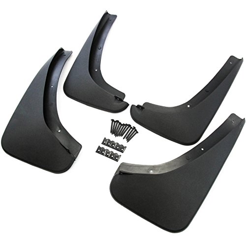 Red Hound Auto Premium Heavy Duty Molded 2006-2009 Compatible with Pontiac Solstice Mud Flaps Mud Guards Splash 4pc Set