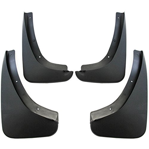 Red Hound Auto Premium Heavy Duty Molded 2006-2009 Compatible with Pontiac Solstice Mud Flaps Mud Guards Splash 4pc Set