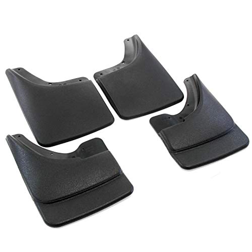Red Hound Auto Heavy Duty Molded Mud Flaps Compatible with Dodge Ram (2002-2008 1500 & 2003-2009 2500 3500) Mud Flaps Guards Splash - for Trucks Without Fender Flares - Front & Rear 4pc Set