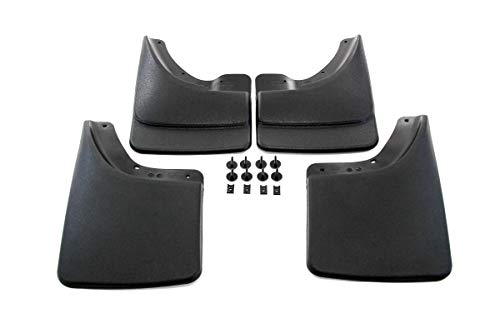 Red Hound Auto Heavy Duty Molded Mud Flaps Compatible with Dodge Ram (2002-2008 1500 & 2003-2009 2500 3500) Mud Flaps Guards Splash - for Trucks Without Fender Flares - Front & Rear 4pc Set