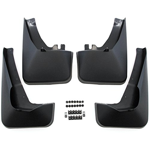 Red Hound Auto 2006-2010 Compatible with Jeep Commander Mud Flaps Splash Guard Without Running Boards Front Rear 4 Piece Set Custom Molded