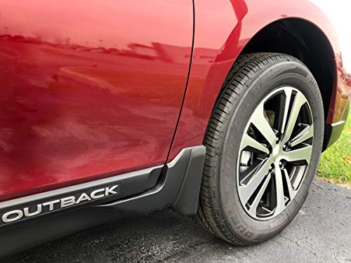Red Hound Auto Compatible with Subaru Outback 2015-2019 Mud Flaps Splash Guards Front and Rear Molded 4pc Full Set