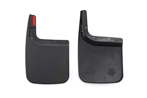 Red Hound Auto Compatible with Ford (2017-2020 F-250 F-350 Super Duty) Mud Flaps Splash Guards Front and Rear Molded 4pc Full Set (for Vehicles Without Fender Trim)