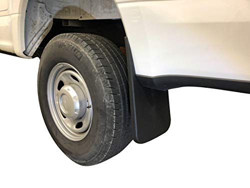 Red Hound Auto Compatible with Ford (2017-2020 F-250 F-350 Super Duty) Mud Flaps Splash Guards Front and Rear Molded 4pc Full Set (for Vehicles Without Fender Trim)