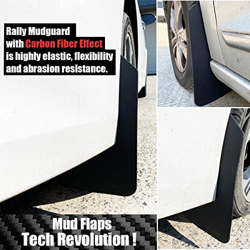 XUKEY 2pcs/Set Universal Carbon Fiber Effect Mudflaps for Car Pickup SUV Van Truck Mud Flaps Splash Guards Mudguards Dirty Traps