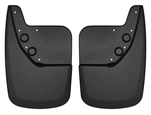 Husky Liners - Rear Mud Guards | 2007 - 2013 Toyota Tundra, Rear Set - Black, 2 Pc. | 57911