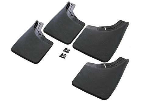 Red Hound Auto 1988-99 Compatible with Chevrolet GMC C/K & 92-99 Suburban Mud Flaps Guards Splash Front Rear 4pc