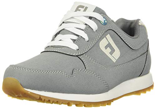 FootJoy Women's Sport Retro Previous Season Style Golf Shoes Grey 7.5 M US