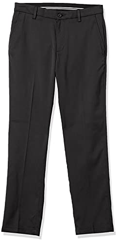 Amazon Essentials Men's Slim-Fit Stretch Golf Pant, Black, 31W x 29L
