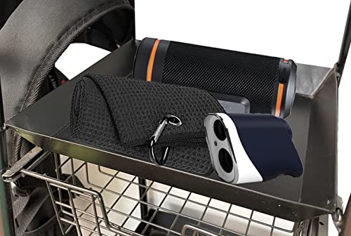 JEF WORLD OF GOLF Golf, Gifts, & Gallery 457 Metal Golf Bag Organizer, Black Double