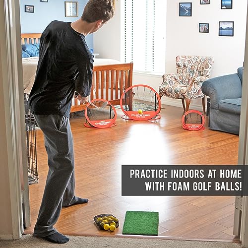 GoSports Chipster Range 3 Piece Golf Chipping Practice System