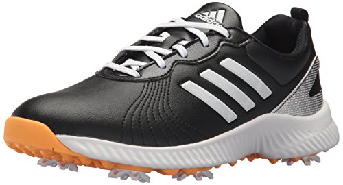 adidas Women's Response Bounce Golf Shoe, core black/ftwr white/real gold s, 8 Medium US