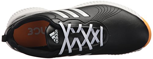 adidas Women's Response Bounce Golf Shoe, core black/ftwr white/real gold s, 8 Medium US