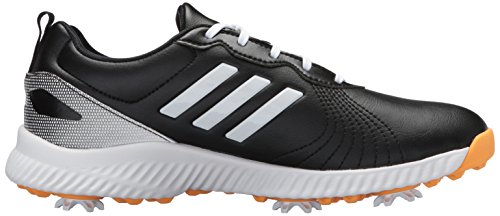 adidas Women's Response Bounce Golf Shoe, core black/ftwr white/real gold s, 8 Medium US