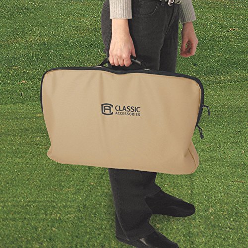 Classic Accessories Fairway Deluxe 4-Sided 4-Person Golf Cart Enclosure, Tan