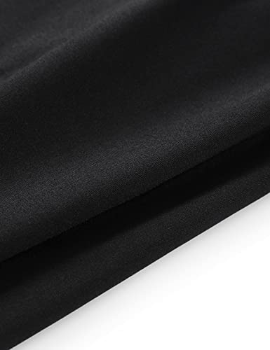 CRZ YOGA Womens 4-Way Stretch Ankle Golf Pants - 7/8 Dress Work Pants Pockets Athletic Yoga Travel Casual Lounge Workout Black Small