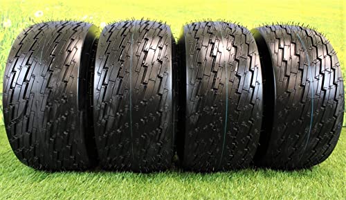 18x8.50-8 with 8x7 Beige/Tan Wheel Assembly for Golf Cart and Lawn Mower (Set of 4)™