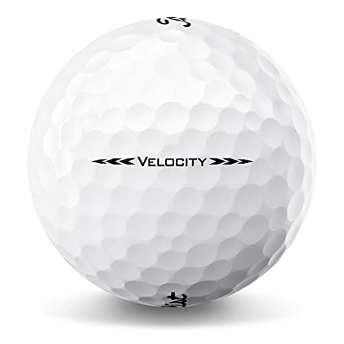 Titleist Velocity Golf Balls, White, (One Dozen)