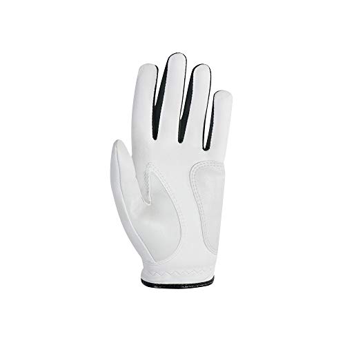 FootJoy Junior Golf Glove, White Medium/Large, Worn on Left Hand