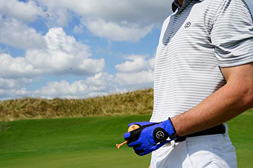 Zero Friction Men's Golf Glove, Left Hand, One Size, Blue