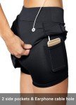 BALEAF Women's Tennis Skirts Golf Skorts Lightweight Athletic Skirts with Shorts Pockets Running Workout Sports Black Size S